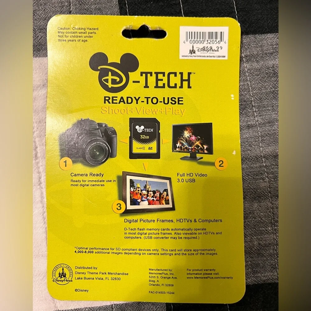 Disney Memory Card 32G